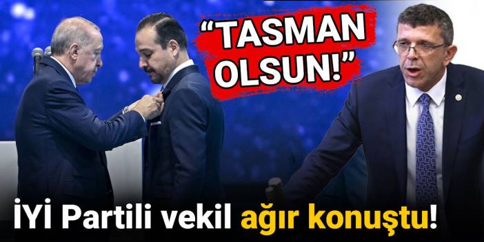İYİ Partili vekil Kürşad Zorlu'ya 'rozeti' taktı