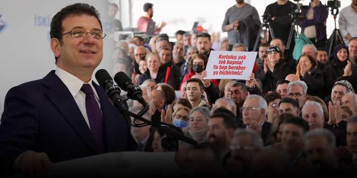 İmamoğlu: Bu arkadaşları sandıkla evine yollamanın zamanı geldi