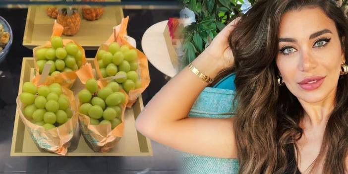 Ebru Şancı Öztürk'ün 3450 liralık üzüm paylaşımı gündem oldu