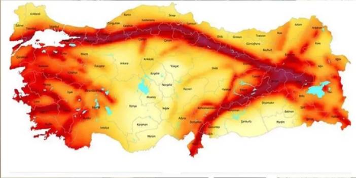 Türkiye'de hangi illerden fay hattı geçiyor? Deprem riski bulunan iller belli oldu