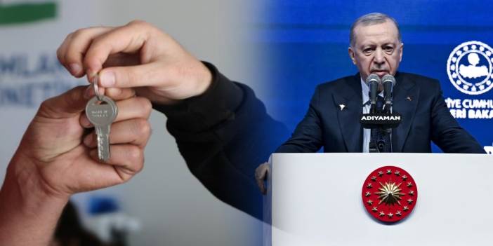 Gassal yeni evinin anahtarını Erdoğan'ın elinden aldı