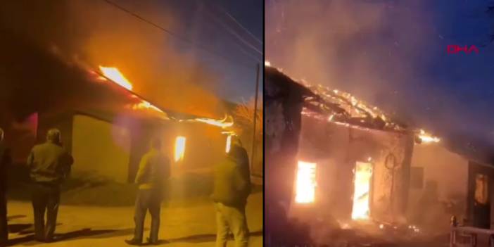 Adana'da bir evde çıkan yangın bitişiğindeki evi küle çevirdi