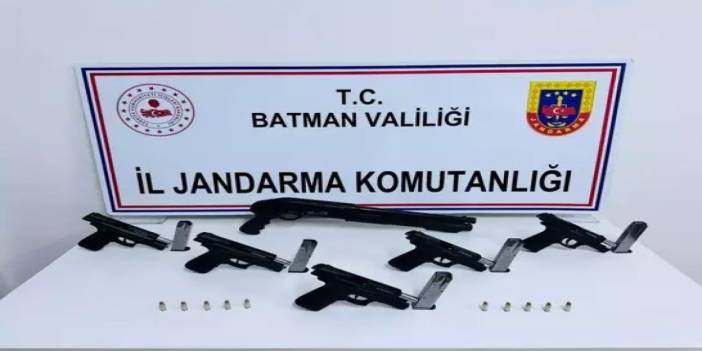 Batman'da silah kaçakçılığı operasyonunda yakalanan şüpheli tutuklandı
