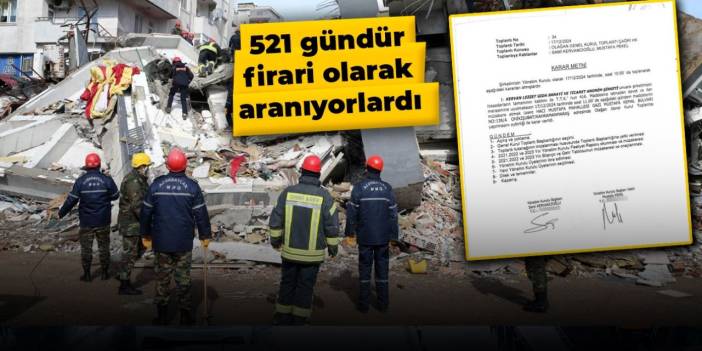 35 kişiye mezar olan Ezgi Apartmanı sorumluları Kahramanmaraş'ta toplantıda çıktı: 521 gündür firari olarak aranıyorlardı