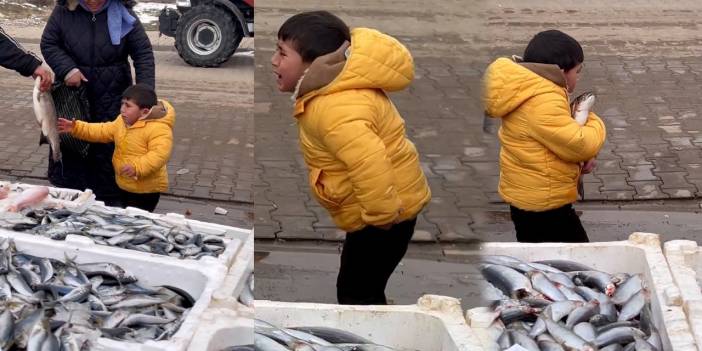 İnsanlığını yitirmemiş bir balıkçı çocuğun ağlamasına sessiz kalamadı
