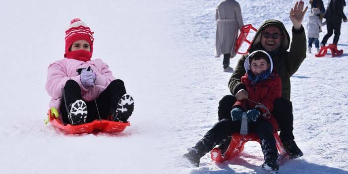 Karacadağ Kayak Merkezi'nde pistler doldu
