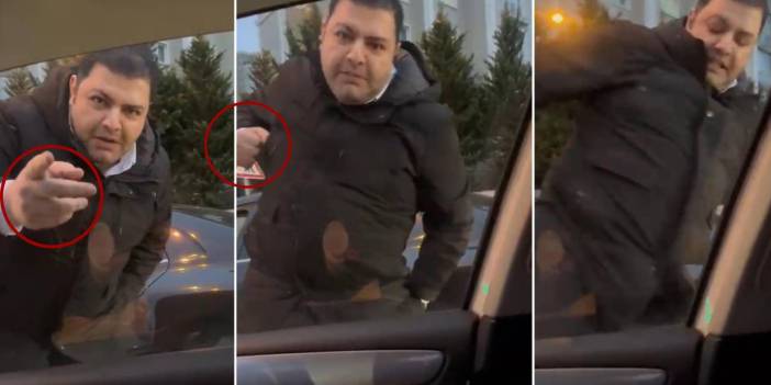 Trafik magandası kadın sürücüye saldırdı