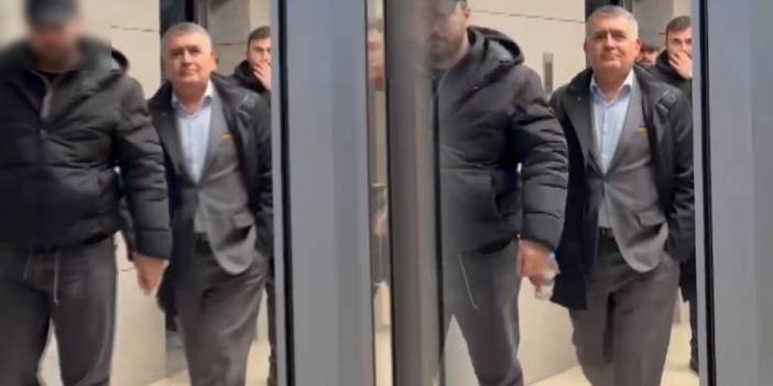 TÜSİAD Başkanı Orhan Turan'ın adliyeden ilk görüntüsü