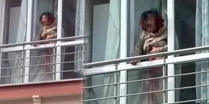 Ankara'da dehşet anları: Kanlar içinde pencereye çıkıp yardım istedi