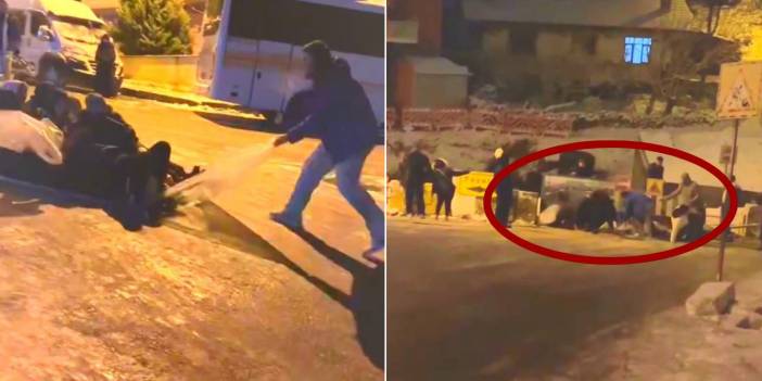 Kar eğlencesi kazayla bitti!