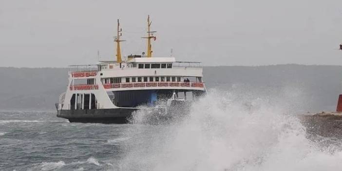 Şehir hatları seferleri iptal edildi