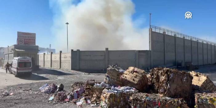 Aydın’da kağıt fabrikasında yangın