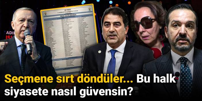 Yüzsüzlüğün böylesi... Seçmenin karşısına nasıl çıkacaklar?