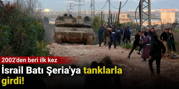 İsrail Batı Şeria'ya tanklarla girdi: 2002'den beri ilk kez