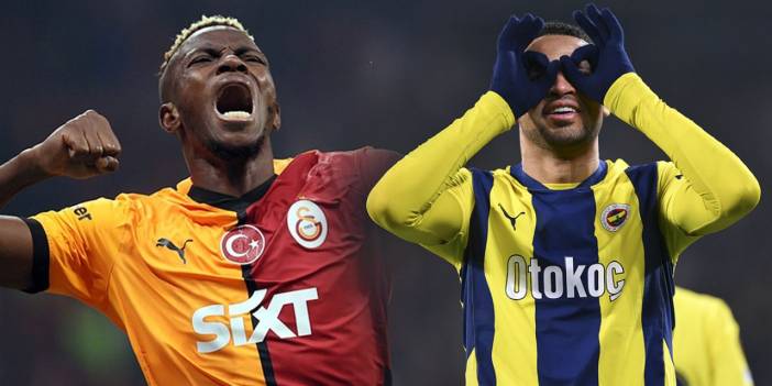 Galatasaray Fenerbahçe derbisinin ilk 11'leri belli oldu