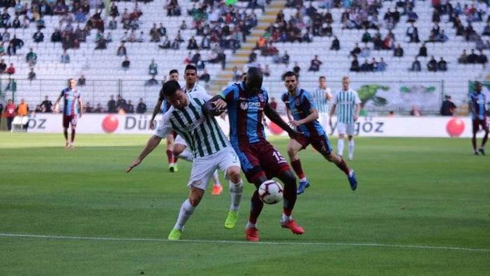 Trabzonspor Konya'dan çıkamadı!