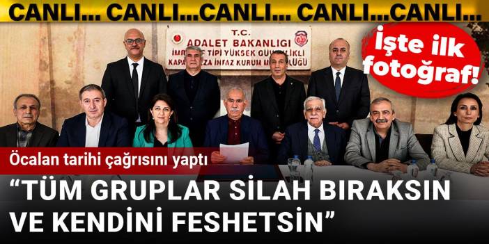 Son Dakika |Türkiye bu çağrıya kilitlendi! İmralı Heyeti açıklama yapıyor