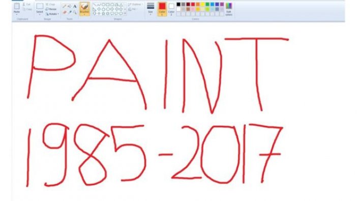 Microsoft efsanevi program Paint'i kaldırıyor