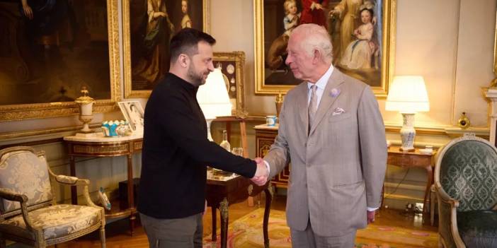 Kral Charles, Zelenskiy ile görüştü