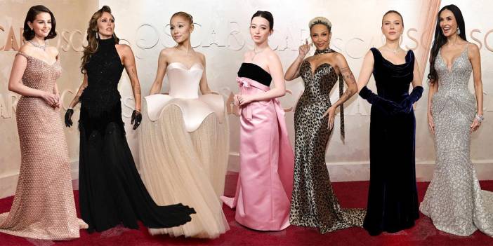Oscar'ın yıldızları: Kırmızı halıda nefes kestiler