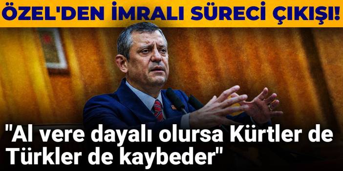 CHP'ye dört koldan abluka! Özgür Özel'den sert yanıtlar