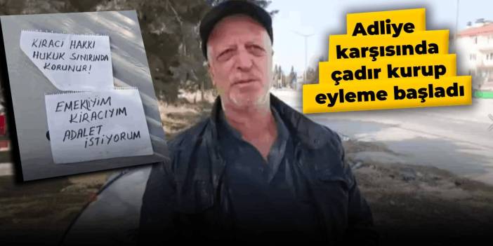 Emekli kiracı yarın açlık grevine başlayacak