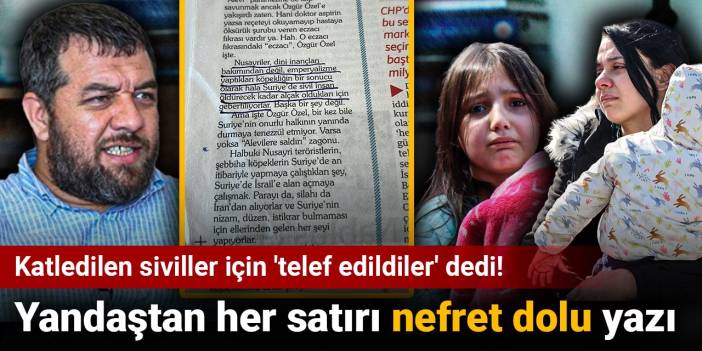 Yandaş yazarın Alevi katliamını destekleyen yazısına tepkiler çığ gibi