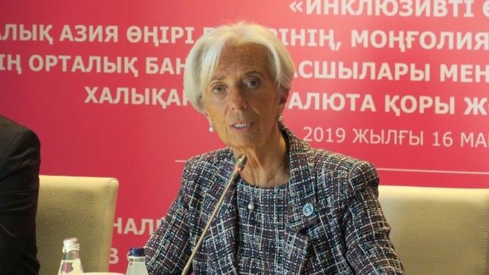 IMF Başkanı Lagarde: Mevcut gerginliğin olumlu bir şekilde giderilmesinden umutluyuz