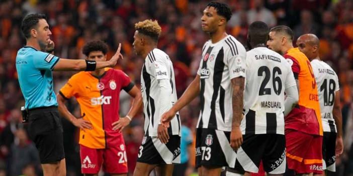 TFF kararını verdi: Beşiktaş Galatasaray derbisinin hakemi belli oldu