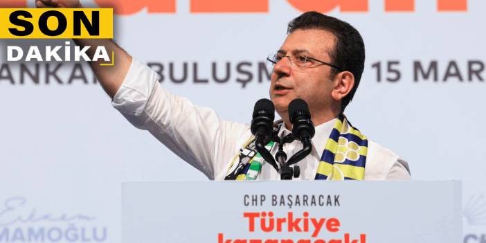 İstanbul Cumhuriyet Başsavcılığı İmamoğlu için 'Suç örgütü lideri' ifadesini kullandı