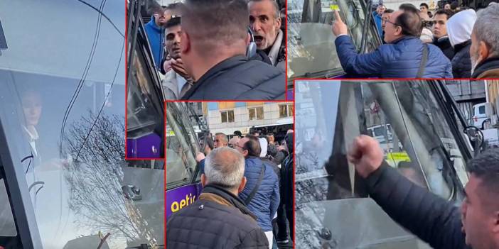 Arızalı tramvayı yumruklayıp kadın vatmanı tehdit ettiler: Bak kadınsın yürü!