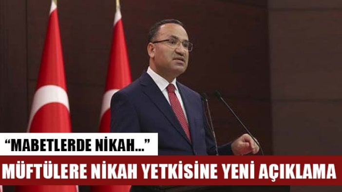 Bekir Bozdağ: Camilerde nikah kıyılamaz