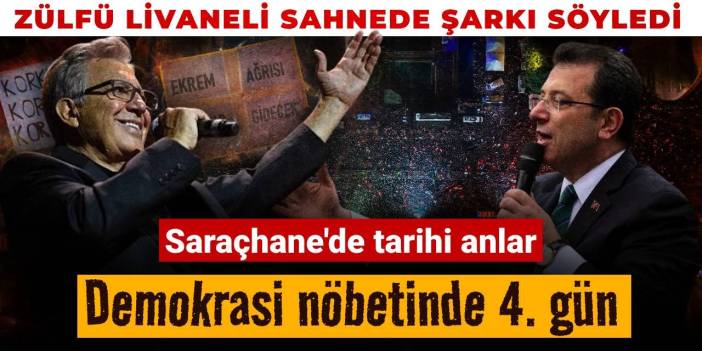 Türkiye iradesine sahip çıkıyor: Saraçhane nöbetinde 4. gün