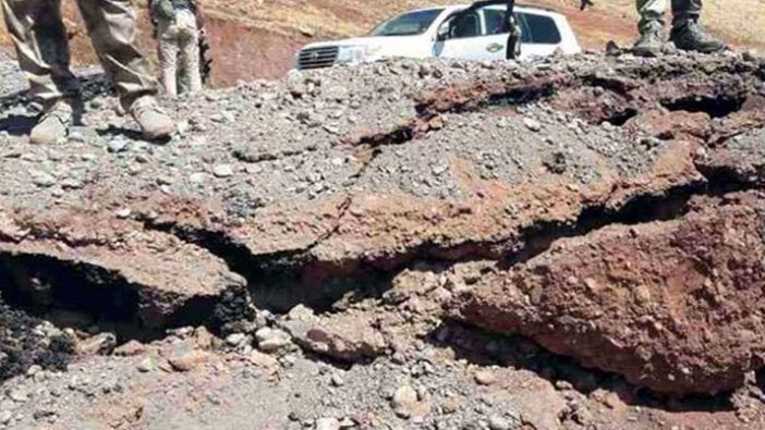 Irak'ta Türk askerinin geçişi sırasında patlama: 2 yaralı!