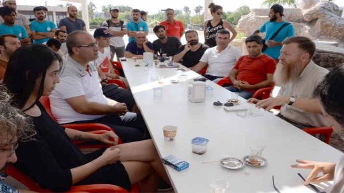 CHP Mersin milletvekili Aytuğ Atıcı o kampa girdi, müdürle tartıştı