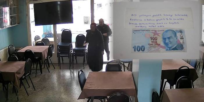 Tokat'ta kahvehanede ilginç olay: Çift, kapanan işyerinde kahvelerini yapıp 100 Lira bıraktı