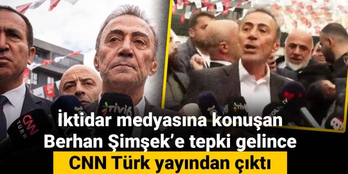 İktidar medyasına konuşan Berhan Şimşek'e tepki gelince CNN Türk yayından çıktı