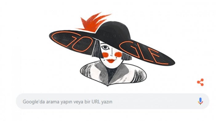 Google'dan Semiha Berksoy Doodle'ı