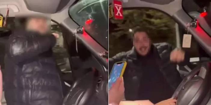 Trafikte dans eden sürücü kaza yaptı, görüntüler "düşersek yere uzanırız" notuyla paylaşıldı