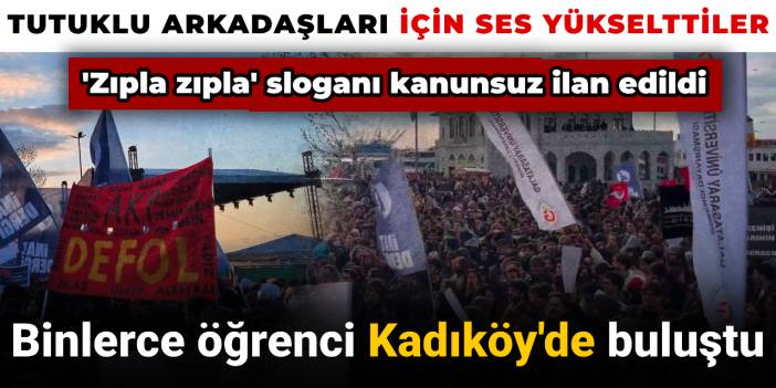 Binlerce öğrenci Kadıköy'de buluştu: Yürüyüşe polis ablukası