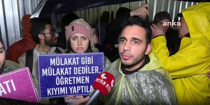 Mülakat mağduru öğretmenlerden Tanal'ın Adalet Nöbetine destek