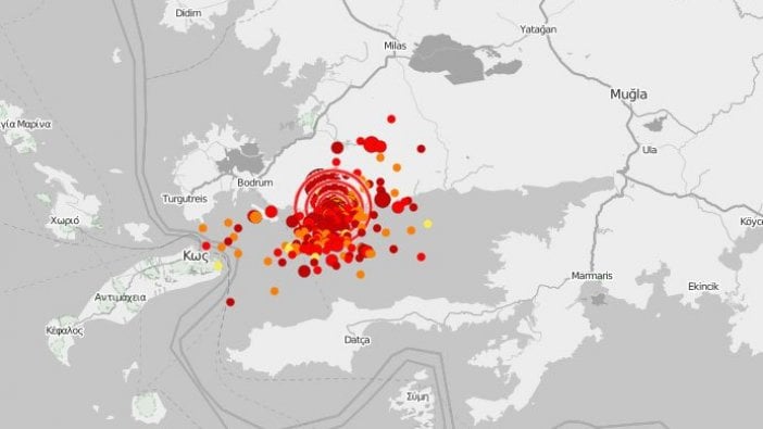 Bodrum'da şiddetli deprem, iki farklı açıklama: AFAD 4.9; Kandilli 5.3