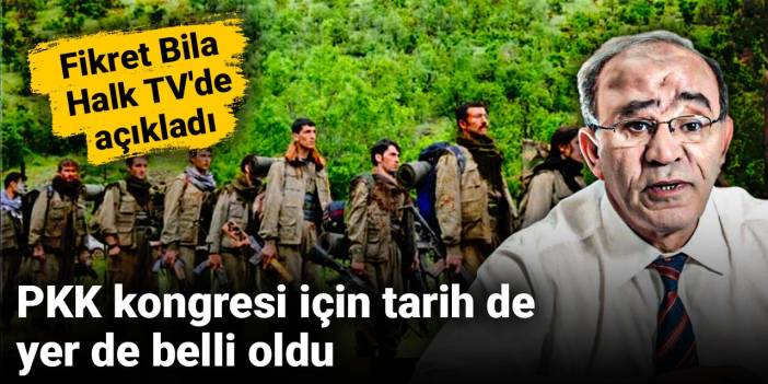 Fikret Bila Halk TV'de açıkladı: PKK kongresi için tarih de yer de belli oldu