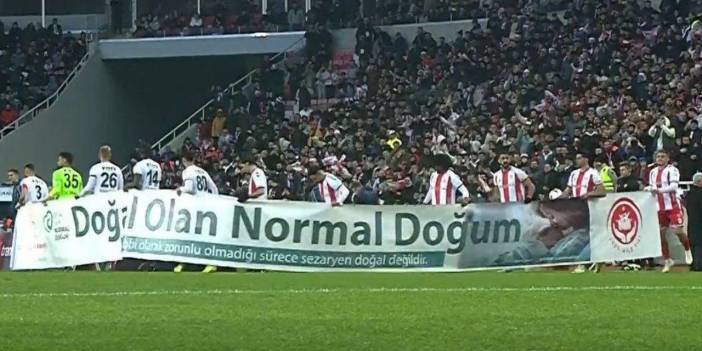 Sağlık Bakanlığı'ndan "normal doğum" pankartı açıklaması
