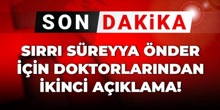 Sırrı Süreyya Önder'i ameliyat eden doktor anlatt: Kalbi çok hırpalanmış çok darbe yemiş