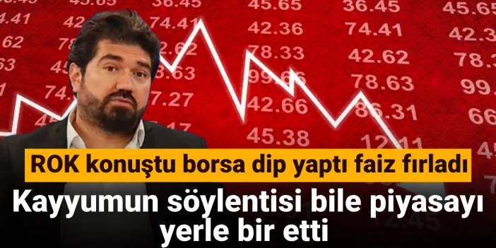 Rasim Ozan Kütahyalı konuştu borsa dip yaptı faiz fırladı: Kayyumun söylentisi bile piyasayı yerle bir etti