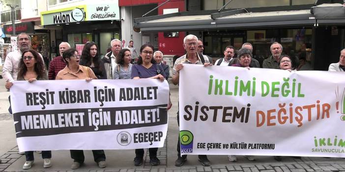 Çevrecilerden dava öncesi 'Reşit Kibar' için eylem: Cinayetin üstü örtülmeye çalışılıyor