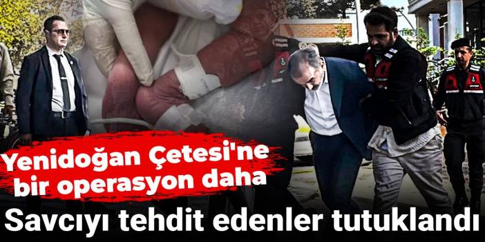 'Yenidoğan Çetesi'ne bir operasyon daha: Savcıyı tehdit edenler tutuklandı
