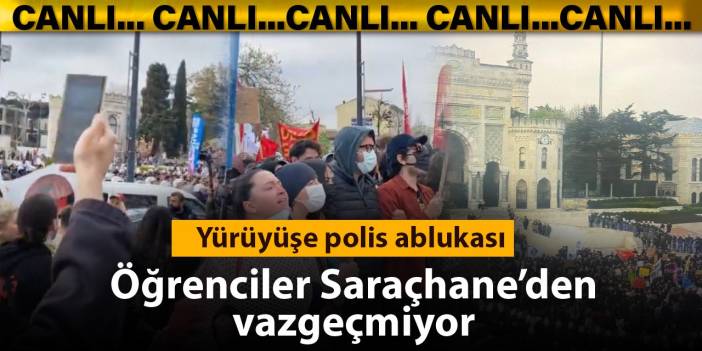 Öğrenciler Saraçhane’den vazgeçmiyor!