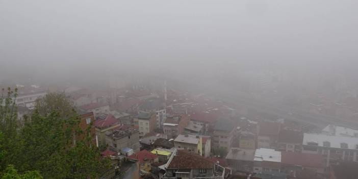 Trabzon'da uçuşlara 'sis' engeli